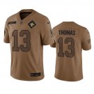 Men's New Orleans Saints Michael Thomas 2023 Brown Salute To Service Limited Stitched Jersey