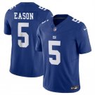 Men's New York Giants Jacob Eason Blue 2023 Vapor Untouchable Limited Stitched Jerseys