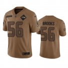 Men's Seattle Seahawks Jordyn Brooks 2023 Brown Salute To Service Limited Stitched Jerseys