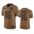 Men's Seattle Seahawks Tyler Lockett 2023 Brown Salute To Service Limited Stitched Jerseys