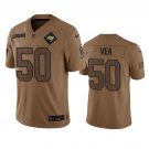 Men's Tampa Bay Buccaneers Vita Vea 2023 Brown Salute To Service Limited Stitched Jerseys