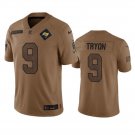 Men's Tampa Bay Buccaneers Joe Tryon 2023 Brown Salute To Service Limited Stitched Jerseys