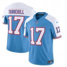 Men's Tennessee Titans Ryan Tannehill Blue White 2023 F.U.S.E. Vapor Limited Throwback Stitched Jers