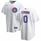 Men's Chicago Cubs Marcus Stroman White Home Premium Stitch Replica Jersey