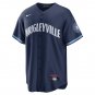 Men's Dansby Swanson Chicago Cubs Navy City Connect Premium Replica Player Jersey