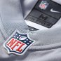 Mens Seattle Seahawks Russell Wilson Gray Alternate Game Jersey