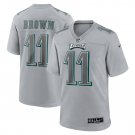 Men's A.J. Brown Gray Philadelphia Eagles Atmosphere Fashion Game Jersey
