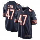 Men's A.J. Klein Navy Chicago Bears Game Player Jersey