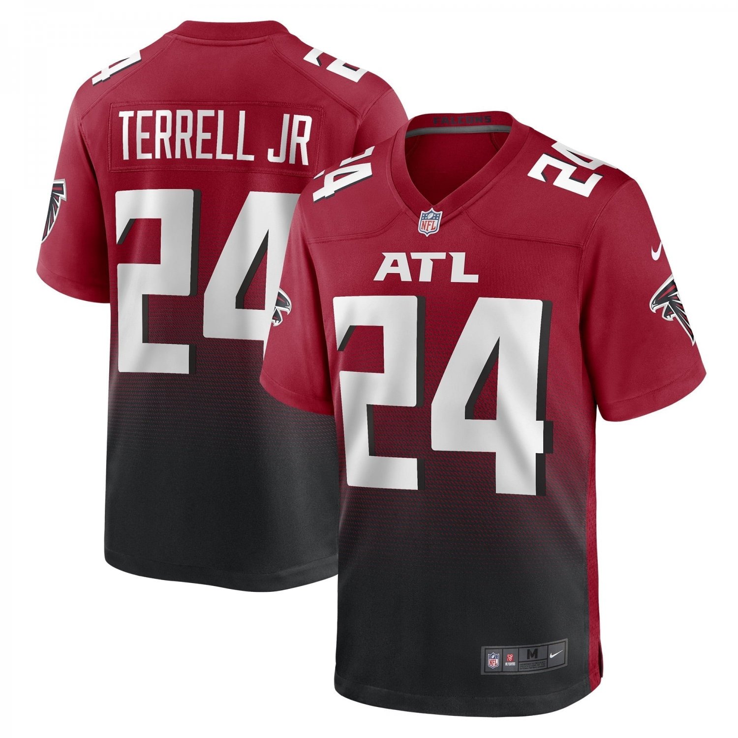 Men's A.J. Terrell Jr. Red Atlanta Falcons Game Jersey