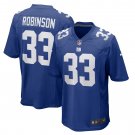 Men's Aaron Robinson Royal New York Giants Game Player Jersey