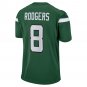 Men's Aaron Rodgers Gotham Green New York Jets Game Jersey