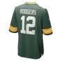 Men's Aaron Rodgers Green Green Bay Packers Game Team Jersey