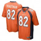 Men's Adam Trautman Orange Denver Broncos Team Game Jersey