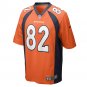 Men's Adam Trautman Orange Denver Broncos Team Game Jersey