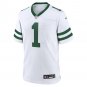 Men's Ahmad Sauce Gardner White New York Jets Legacy Player Game Jersey