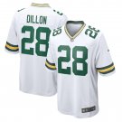 Men's AJ Dillon White Green Bay Packers Game Player Jersey