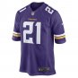 Men's Akayleb Evans Purple Minnesota Vikings Game Player Jersey