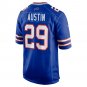 Men's Alex Austin Royal Buffalo Bills Home Game Jersey