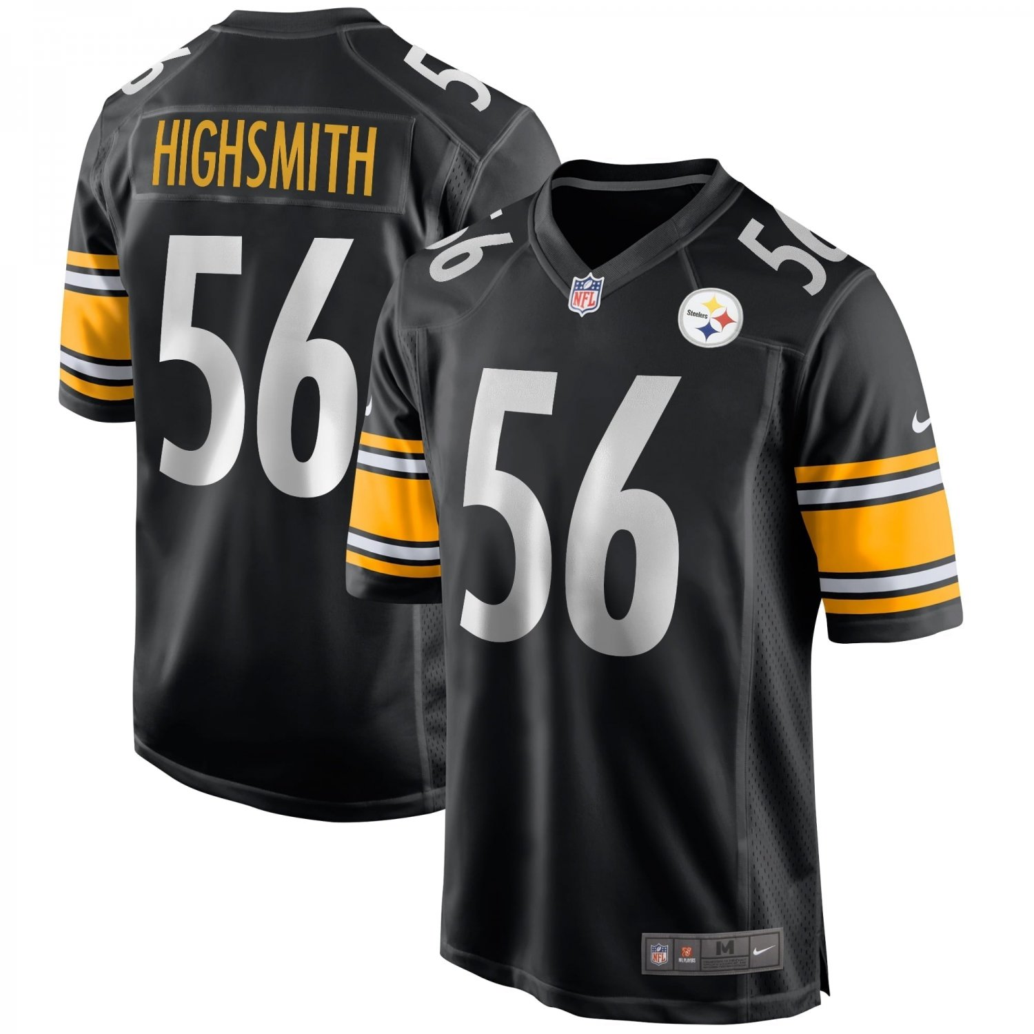 Men's Alex Highsmith Black Pittsburgh Steelers Game Jersey