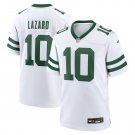 Men's Allen Lazard White New York Jets Legacy Player Game Jersey