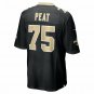 Men's Andrus Peat Black New Orleans Saints Game Jersey