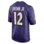 Men's Anthony Brown Purple Baltimore Ravens Player Game Jersey
