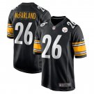 Men's Anthony McFarland Jr. Black Pittsburgh Steelers Game Player Jersey