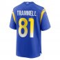Men's Austin Trammell Royal Los Angeles Rams Game Player Jersey
