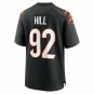 Men's B.J. Hill Black Cincinnati Bengals Game Jersey