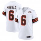 Men's Baker Mayfield White Cleveland Browns 1946 Collection Alternate Game Jersey