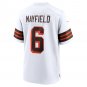 Men's Baker Mayfield White Cleveland Browns 1946 Collection Alternate Game Jersey