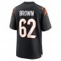 Men's Ben Brown Black Cincinnati Bengals Game Player Jersey