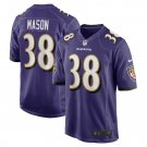 Men's Ben Mason Purple Baltimore Ravens Game Jersey