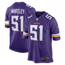 Men's Benton Whitley Purple Minnesota Vikings Home Game Player Jersey