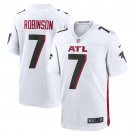 Men's Bijan Robinson White Atlanta Falcons 2023 NFL Draft First Round Pick Game Jersey