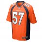 Men's Billy Turner Orange Denver Broncos Game Player Jersey