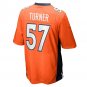 Men's Billy Turner Orange Denver Broncos Game Player Jersey