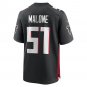 Men's Black DeAngelo Malone Atlanta Falcons Game Player Jersey