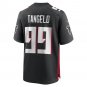 Men's Black Derrick Tangelo Atlanta Falcons Game Player Jersey
