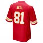 Men's Blake Bell Red Kansas City Chiefs Game Player Jersey