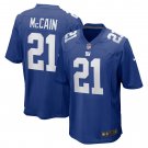 Men's Bobby McCain Royal New York Giants Game Player Jersey