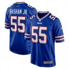 Men's Boogie Basham Royal Buffalo Bills Game Jersey