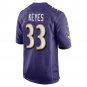 Men's BoPete Keyes Purple Baltimore Ravens Home Game Player Jersey