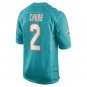 Men's Bradley Chubb Aqua Miami Dolphins Game Player Jersey
