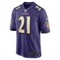 Men's Brandon Stephens Purple Baltimore Ravens Game Jersey