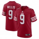 Men's Brayden Willis Scarlet San Francisco 49ers Team Game Jersey