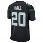 Men's Breece Hall Stealth Black New York Jets Alternate Game Player Jersey