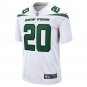 Men's Breece Hall White New York Jets Away Game Player Jersey