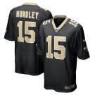 Men's Brett Hundley Black New Orleans Saints Game Player Jersey