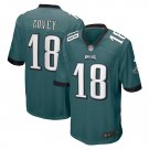 Men's Britain Covey Midnight Green Philadelphia Eagles Home Game Player Jersey